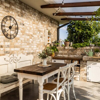 Tehlový obklad Hubertus na fasáde rodinného domu