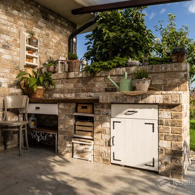 Tehlový obklad Hubertus na fasáde rodinného domu