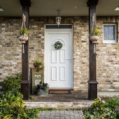 Tehlový obklad Hubertus na fasáde rodinného domu