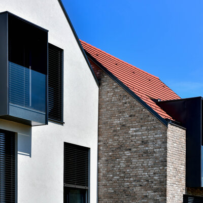 Hubertus tehlový obklad na fasáde rodinného domu