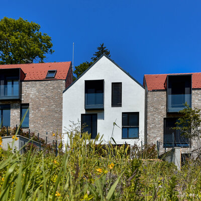 Hubertus tehlový obklad na fasáde rodinného domu
