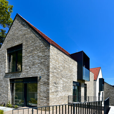 Hubertus tehlový obklad na fasáde rodinného domu