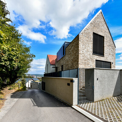 Hubertus tehlový obklad na fasáde rodinného domu