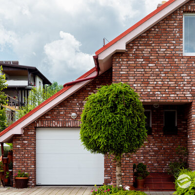 Tehlový obklad Limburgs Rood na fasáde rodinného domu