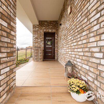 Tehlový obklad Mystique na fasáde rodinného domu