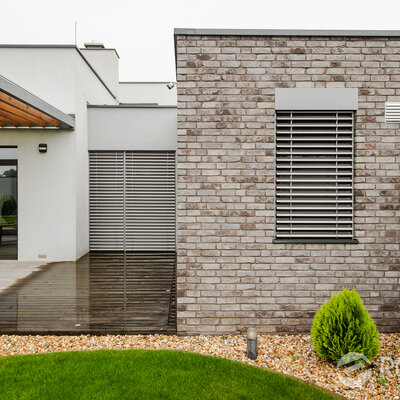 Tehlový obklad Nevado Light na fasáde rodinného domu