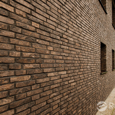 Tehlový obklad Oud Eik na fasáde rodinného domu