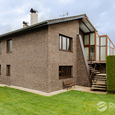 Tehlový obklad Oud Eik na fasáde rodinného domu