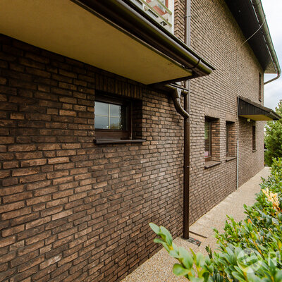 Tehlový obklad Oud Eik na fasáde rodinného domu