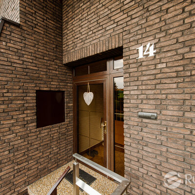 Tehlový obklad Oud Eik na fasáde rodinného domu