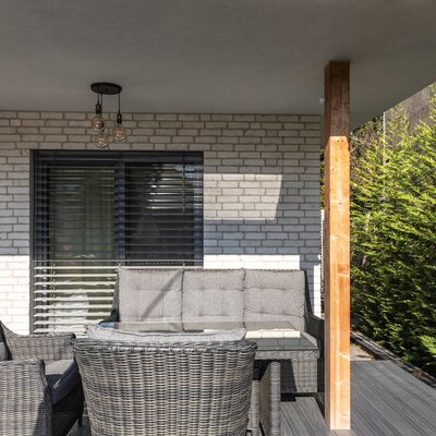 Tehlový obklad Rainbow Wit 1 na fasáde rodinného domu od Rustique.sk