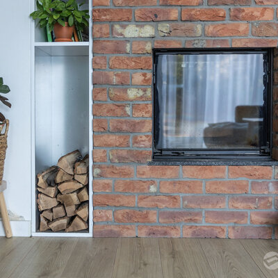 Tehlový obklad Terra Cotta Gesinteld v interiéri