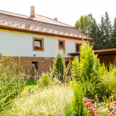 Terra cotta tehlový obklad na fasáde rodinného domu