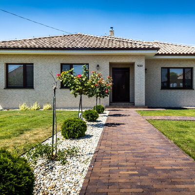 Tehlový obklad Cremona na fasáde rodinného domu