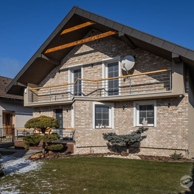 Tehlový obklad Toscane Antiek na fasáde rodinného domu