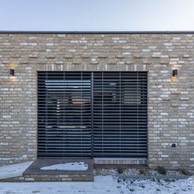 Tehlový obklad Toscane Antiek na fasáde rodinného domu