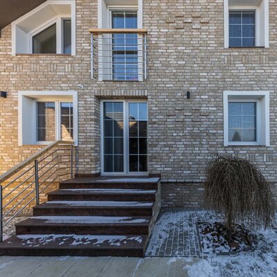 Tehlový obklad Toscane Antiek na fasáde rodinného domu