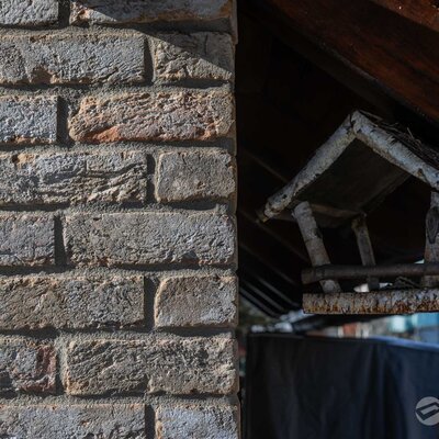 Tehlový obklad Toscane Antiek na fasáde rodinného domu