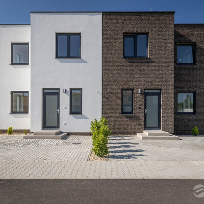 Tehlový obklad Umber na fasáde rodinného domu