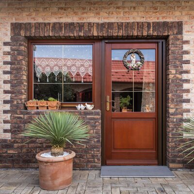 Tehlový obklad Violet na fasáde rodinného domu