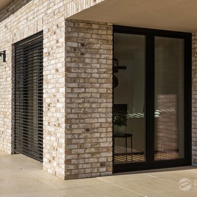 Tehlový obklad Vuurwit na fasáde rodinného domu