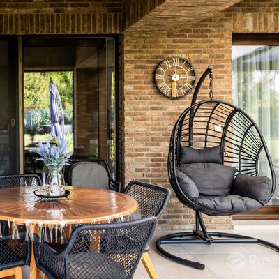 Tehlový obklad WS Sepia na fasáde rodinného domu, zimná terasa