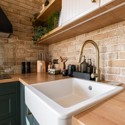 Tehlový obklad Washington v kuchyni