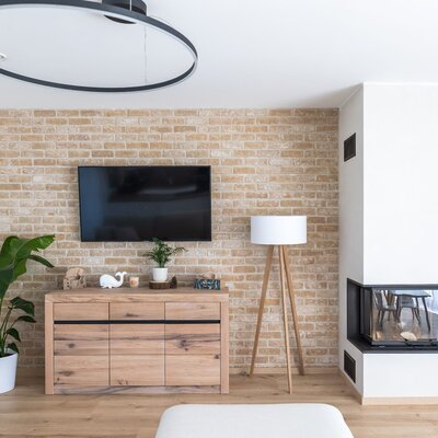 Tehlový obklad Washington v interiéri