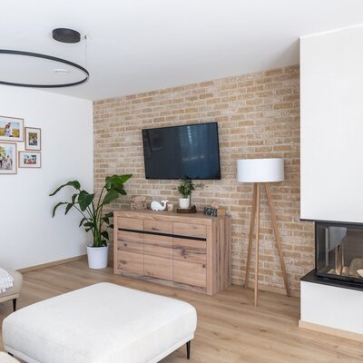 Tehlový obklad Washington v interiéri