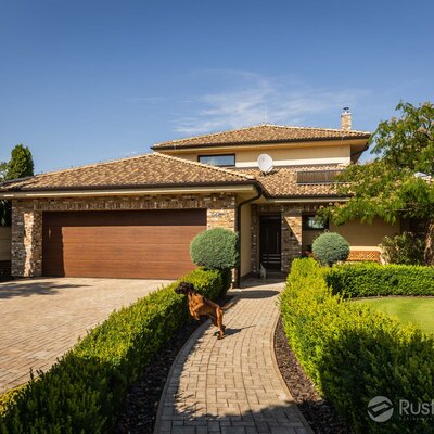 Tehlový obklad Zandlicht na fasáde rodinného domu od Rustique.sk