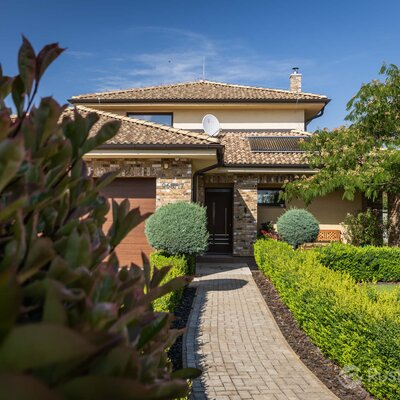 Tehlový obklad Zandlicht na fasáde rodinného domu od Rustique.sk