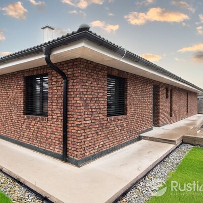 Tehlový obklad Autumn na fasáde rodinného domu