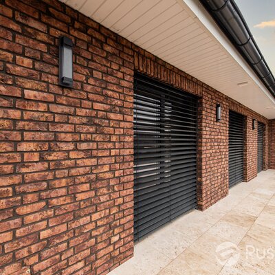 Tehlový obklad Autumn na fasáde rodinného domu