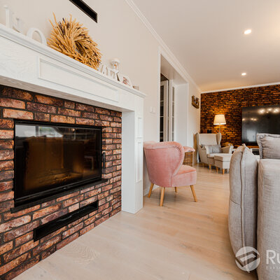 Tehlový obklad Autumn v ineriéri