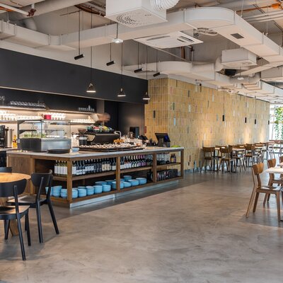 tehlový obklad kalahari v reštaurácii