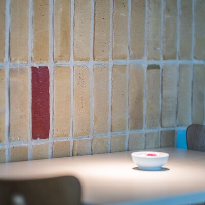 tehlový obklad kalahari v reštaurácii