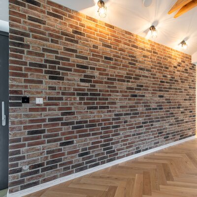 Tehlový obklad Kastiel Antiek v interiéri