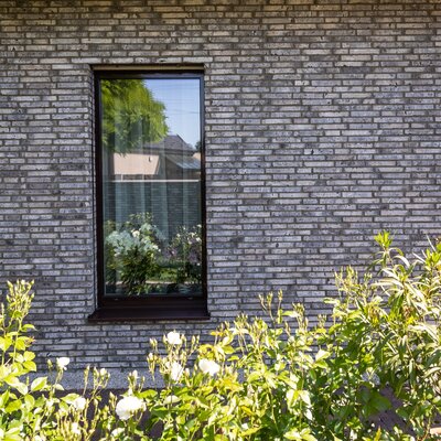 tehlový obklad rainbow snowdust economy na rodinnom dome