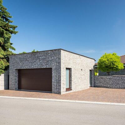 tehlový obklad rainbow snowdust economy na rodinnom dome